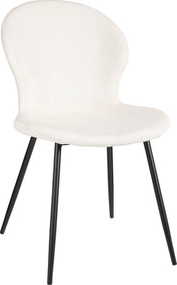 Mica Decorations Max Eetkamerstoel - Velvet - Off White