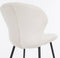 Mica Decorations Max Eetkamerstoel - Velvet - Off White