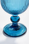 Mica Decorations Merlot Wijnglas - Set van 6 - 250 ml - Glas - Blauw