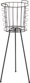 Mica Decorations Midar Plantenstandaard - H66 x Ø25 cm - Metaal - Zwart
