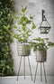 Mica Decorations Midar Plantenstandaard - H66 x Ø25 cm - Metaal - Zwart
