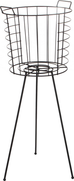 Mica Decorations Midar Plantenstandaard - H77 x Ø31 cm - Metaal - Zwart