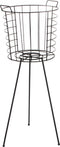 Mica Decorations Midar Plantenstandaard - H77 x Ø31 cm - Metaal - Zwart