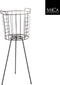 Mica Decorations Midar Plantenstandaard - H77 x Ø31 cm - Metaal - Zwart
