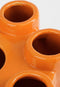 Mica Decorations Minda Tulpenvaas - H34 x Ø28 cm - Keramiek - Oranje