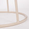 Mica Decorations Mita Salontafel - H44,5 x Ø60 cm - Metaal - Oud roze