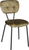 Mica Decorations Monroe Eetkamerstoel - Stof Adore - Moss