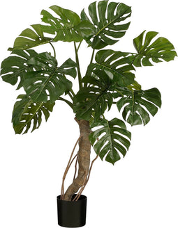Mica Decorations Monstera Kunstplant - H135 x Ø100 cm - Groen