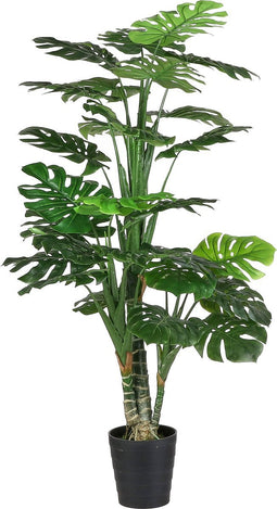 Mica Decorations Monstera Kunstplant - H160 x Ø80 cm - Groen