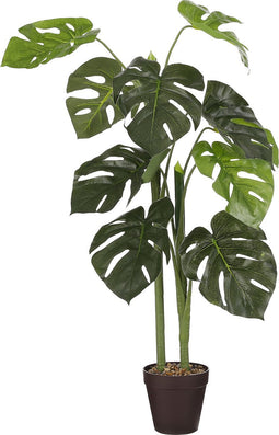 Mica Decorations Monstera Kunstplant in Bloempot - H100 x Ø50 cm - Groen