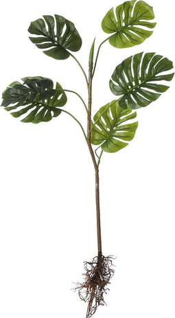 Mica Decorations Monstera Kunstplant - L26 x B30 x H124 cm - Groen