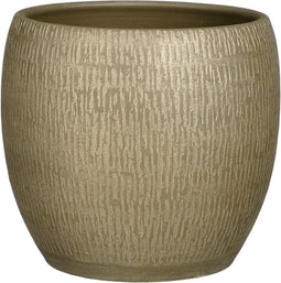 Mica Decorations Morgan Bloempot - 24x24x22 cm - Donkergroen