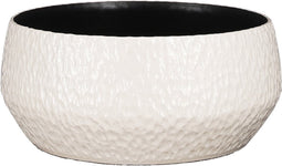 Mica Decorations Morris Schaal - 29x29x13 cm - Keramiek - Wit