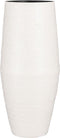 Mica Decorations Morris Vaas - H65 x Ø27 cm - Keramiek - Wit