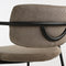 Mica Decorations Nanet Barkruk - H91 cm - Velvet - Beige