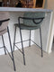 Mica Decorations Nanet Barkruk - H91 cm - Velvet - Donkergroen