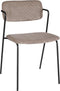 Mica Decorations Nanet Eetkamerstoel - Velvet - Beige