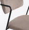 Mica Decorations Nanet Eetkamerstoel - Velvet - Beige