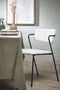 Mica Decorations Nanet Eetkamerstoel - Velvet - Off White