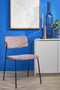 Mica Decorations Nanet Eetkamerstoel - Velvet - Roze