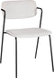 Mica Decorations Nanet Eetkamerstoel - Velvet - Zilver