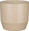 Mica Decorations Nola Bloempot - 17x17x16 cm - Keramiek - Beige
