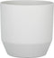 Mica Decorations Nola Bloempot - 21x21x21 cm - Keramiek - Lichtgrijs