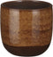 Mica Decorations Nora Bloempot - 17x17x16 cm - Terracotta - Geel