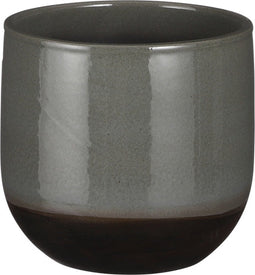 Mica Decorations Nora Bloempot - 23x23x21 cm - Terracotta - Groen