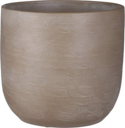 Mica Decorations Nora Bloempot - 30x30x27 cm - Terracotta - Taupe