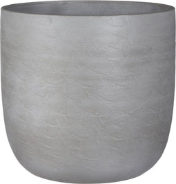 Mica Decorations Nora Bloempot - 34x34x31 cm - Terracotta - Grijs