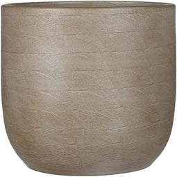 Mica Decorations Nora Bloempot - H24 x Ø25 cm - Terracotta - Taupe