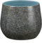 Mica Decorations Oliver Bloempot - H17 x Ø19 cm - Terracotta - Blauw