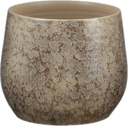 Mica Decorations Oliver Bloempot - H17 x Ø19 cm - Terracotta - Bruin