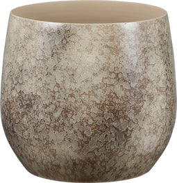 Mica Decorations Oliver Bloempot - H26 x Ø29 cm - Terracotta - Bruin