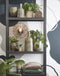 Mica Decorations Oliver Bloempot - H26 x Ø29 cm - Terracotta - Groen