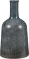Mica Decorations Oliver Fles Vaas - H35 x Ø22 cm - Terracotta - Blauw