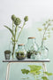Mica Decorations Olly Vaas - H25 x Ø21 cm - Gerecycled Glas - Transparant