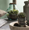 Mica Decorations Olly Vaas - H25 x Ø21 cm - Gerecycled Glas - Transparant