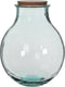 Mica Decorations Olly Vaas - H38 x Ø29 cm - Gerecycled Glas - Transparant