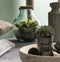 Mica Decorations Olly Vaas - H38 x Ø29 cm - Gerecycled Glas - Transparant