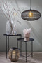 Mica Decorations Onar Hanglamp - H28,5 x Ø51 cm - Bamboe - Zwart