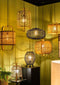 Mica Decorations Onar Hanglamp - H28,5 x Ø51 cm - Bamboe - Zwart