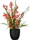 Mica Decorations Oncidium Kunstplant - 46x46x58 cm - Oranje