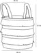 Mica Decorations Opbergmand - Set van 2 - H30 x Ø32 cm - Waterhyacint - Bruin