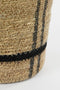 Mica Decorations Opbergmand - Set van 3 - H38 x Ø30 cm - Zeegras - Lichtbruin