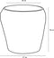 Mica Decorations Opbergmand - Set van 3 - H38 x Ø30 cm - Zeegras - Lichtbruin