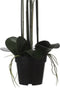 Mica Decorations Orchidee bloem kunstplant - parel wit - H97 x B19 cm