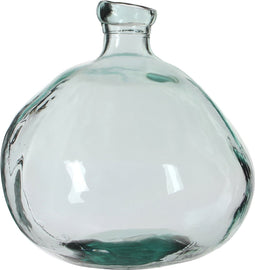 Mica Decorations Organic Vaas - H33 x Ø33 cm - Transparant