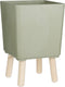 Mica Decorations Orion Bloempot - L29 x B29 x H46 cm - Lichtgroen